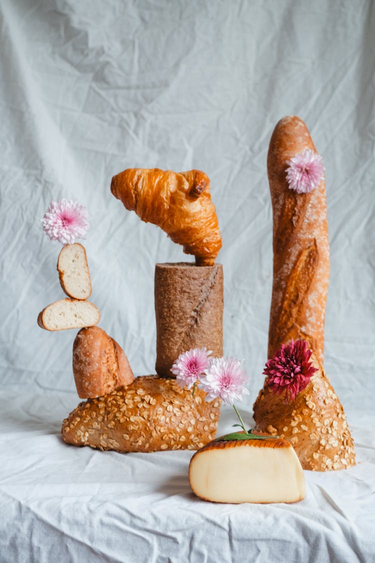 Bread Display With Cheese