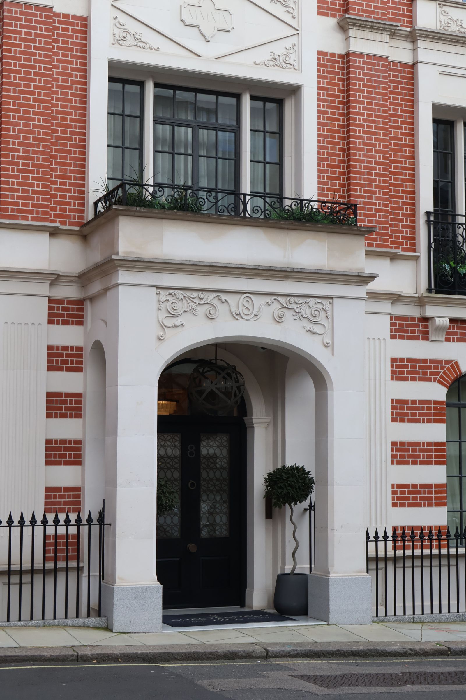 Historic architecture in Mayfair, London