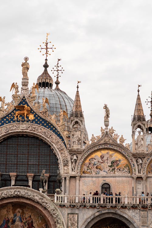 Бесплатное стоковое фото с базилика святого Марка, венеция, вертикальный выстрел