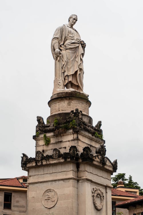 Kostnadsfri bild av alessandro volta staty, como, Italien