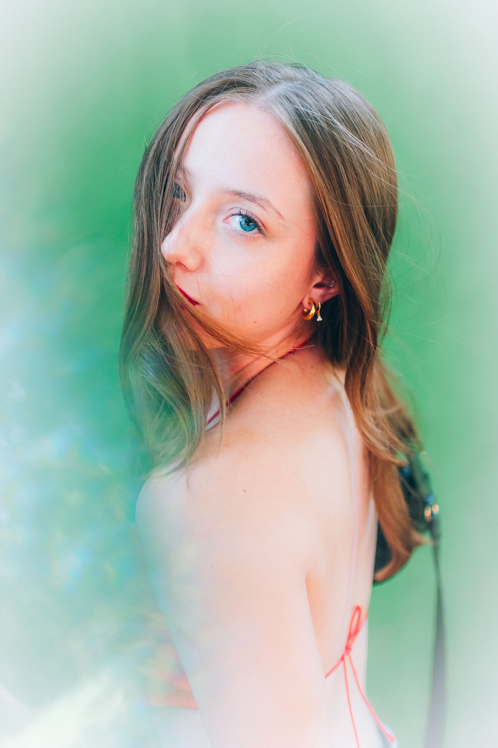 Portrait of Woman with Brown Hair · Free Stock Photo