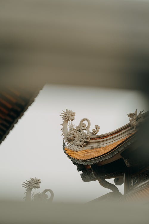 Foto d'estoc gratuïta de arquitectura xinesa, budista, drac