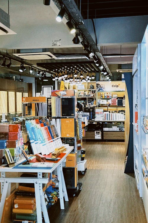 Interior of a Bookstore 
