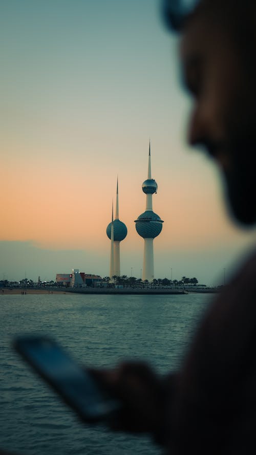 Foto d'estoc gratuïta de cel clar, ciutat, ciutat de kuwait