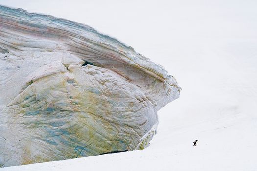 Kayaking among icebergs — Antarctica