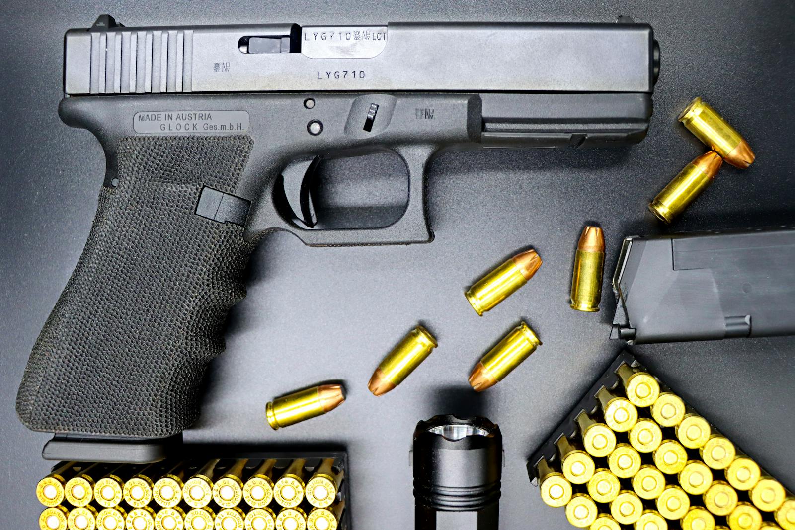 Gun On Table