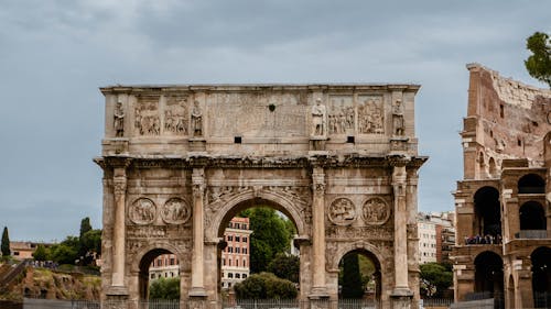 古罗马建筑, 古老的, 古董 的 免费素材图片