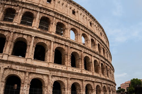 Foto stok gratis Colosseum, dinding, itali