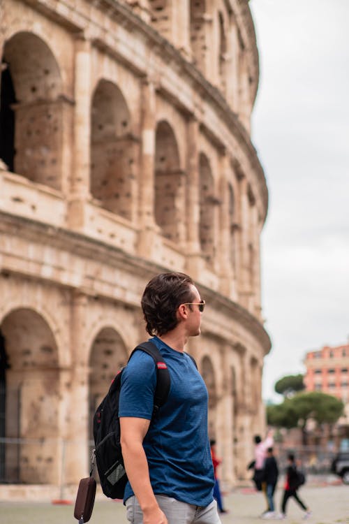 Foto stok gratis bangunan, Colosseum, itali