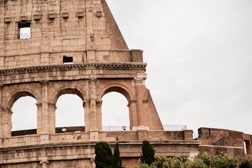 bina, Colosseum, duvar içeren Ücretsiz stok fotoğraf