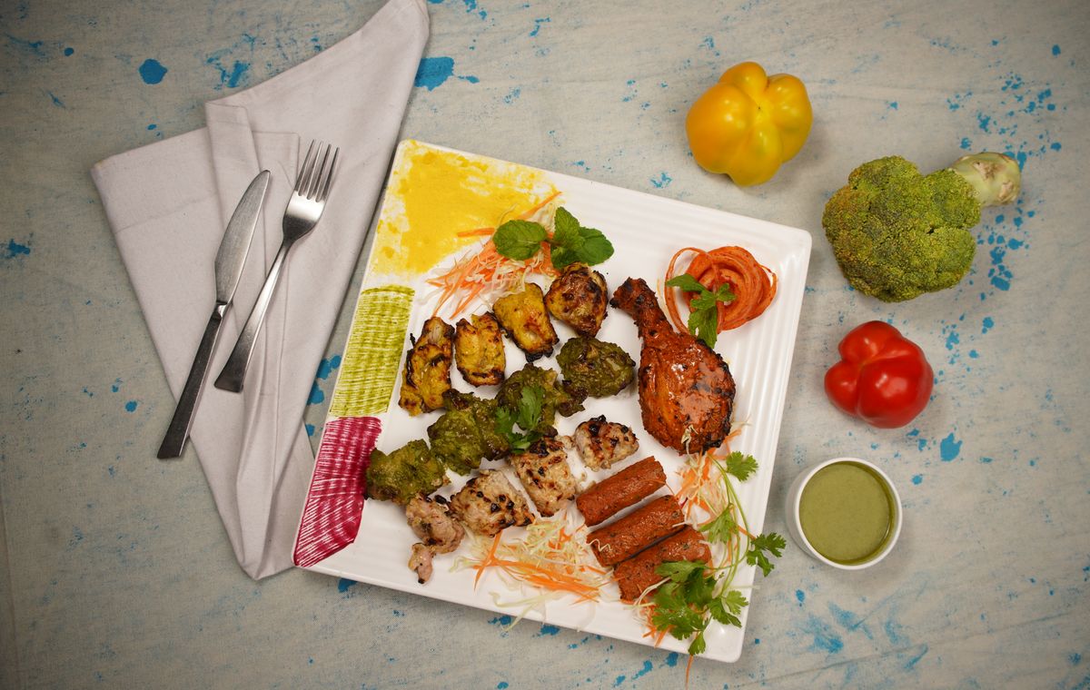 Charred Garden Platter