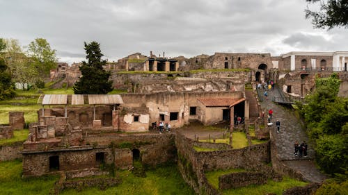 Foto profissional grátis de arqueologia, banhos suburbanos, história