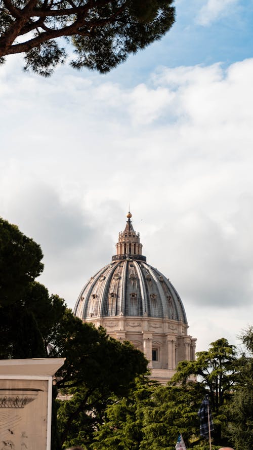 Dome of St Peters Basilica in Vatican Rome