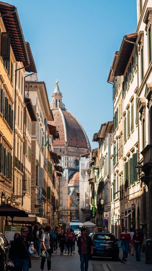 คลังภาพถ่ายฟรี ของ firenze, santa maria del fiore, คนเดินเท้า