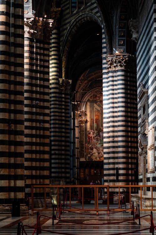 Columns in Siena Cathedral