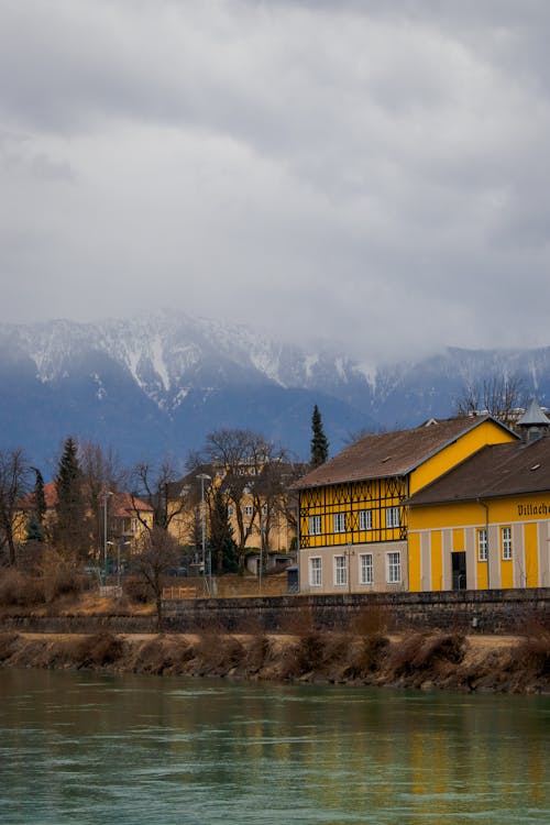 villach, 강, 도시의 무료 스톡 사진