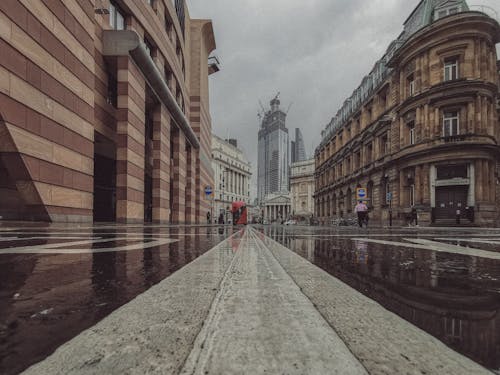Δωρεάν στοκ φωτογραφιών με Αγγλία, βροχή, δρόμους της πόλης