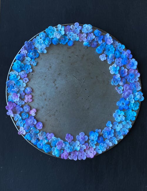Fotos de stock gratuitas de decoración, Flores azules, hecho a mano