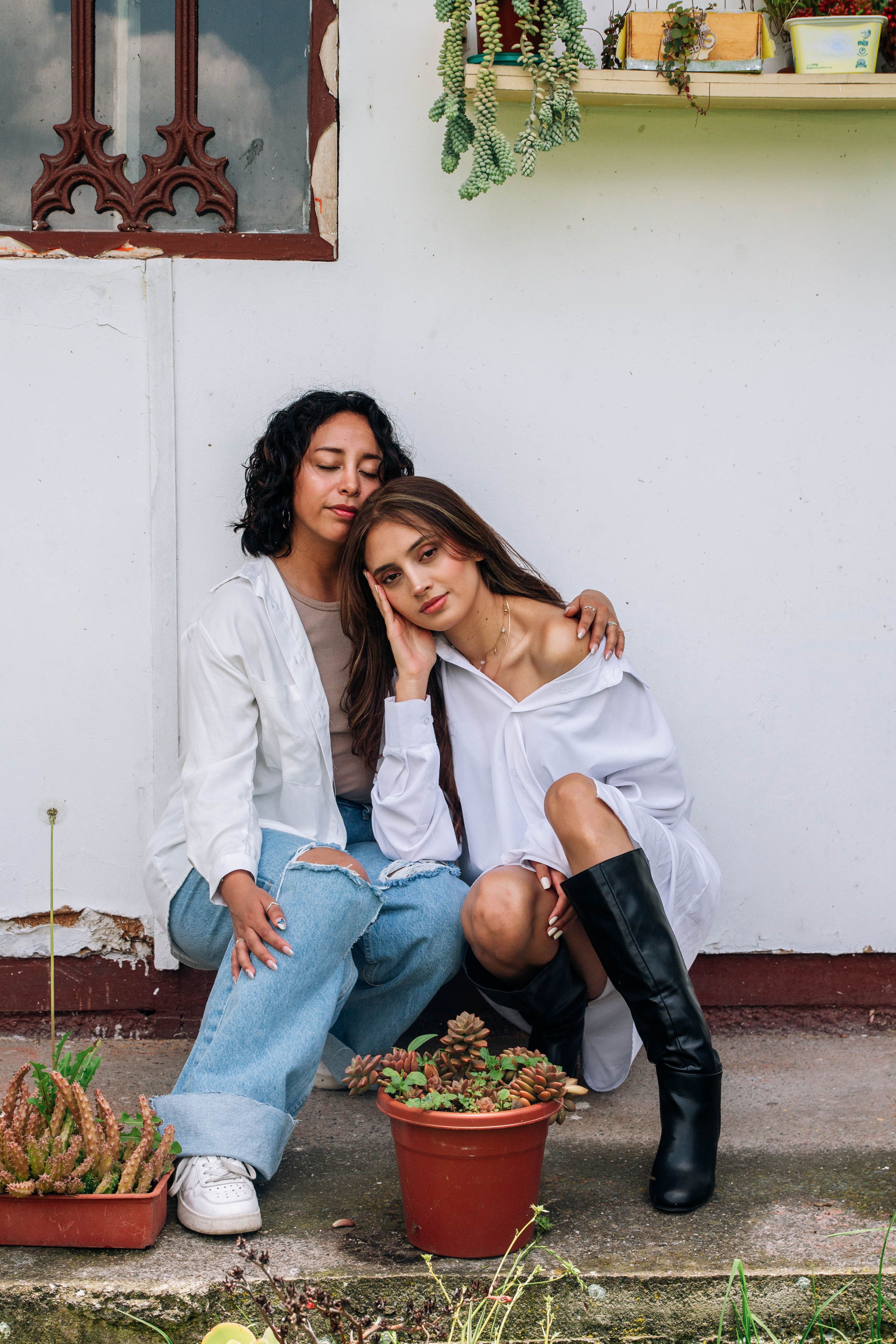 Women Sitting on the Patio · Free Stock Photo
