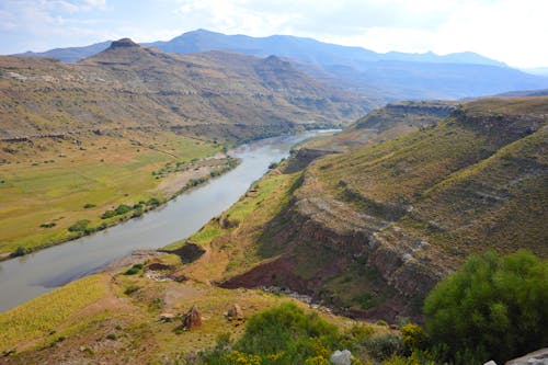 Kostenloses Stock Foto zu afrika, blauer himmel, fluss