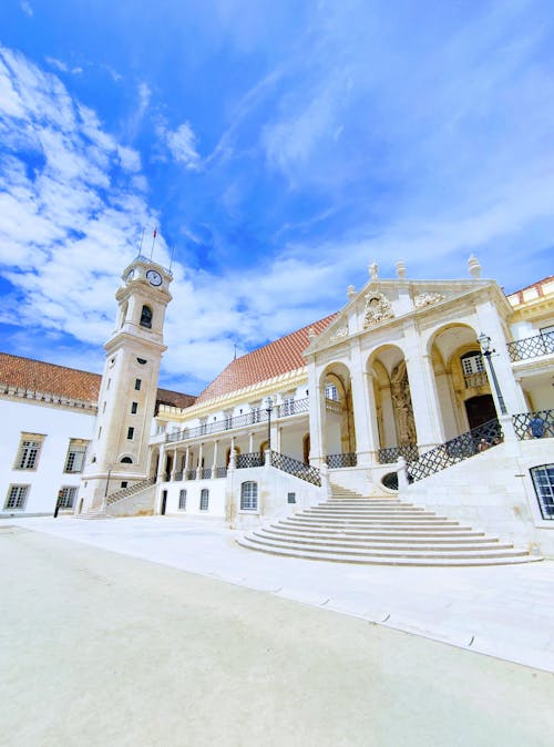 Entrance to Coimbra University in Portugal