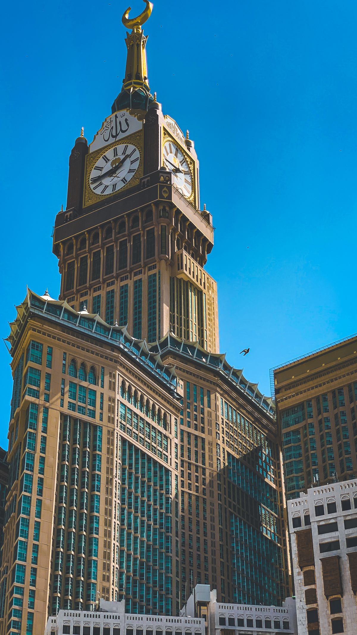 Menara Jam Abraj Al Bait Di Makkah, Arab Saudi · Foto Stok Gratis