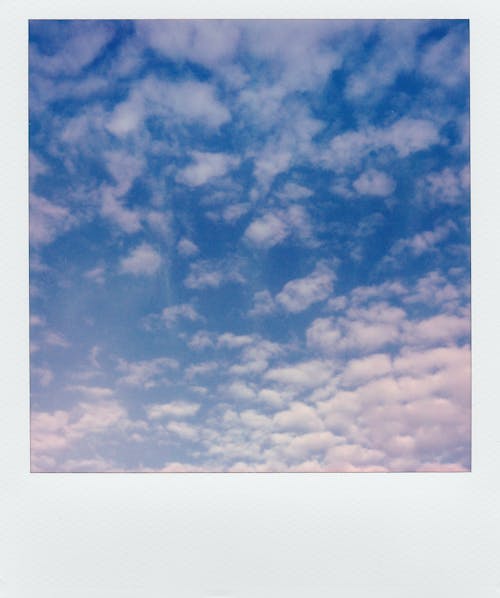 Δωρεάν στοκ φωτογραφιών με polaroid, ατμόσφαιρα, γαλάζιος ουρανός Φωτογραφία από στοκ φωτογραφιών