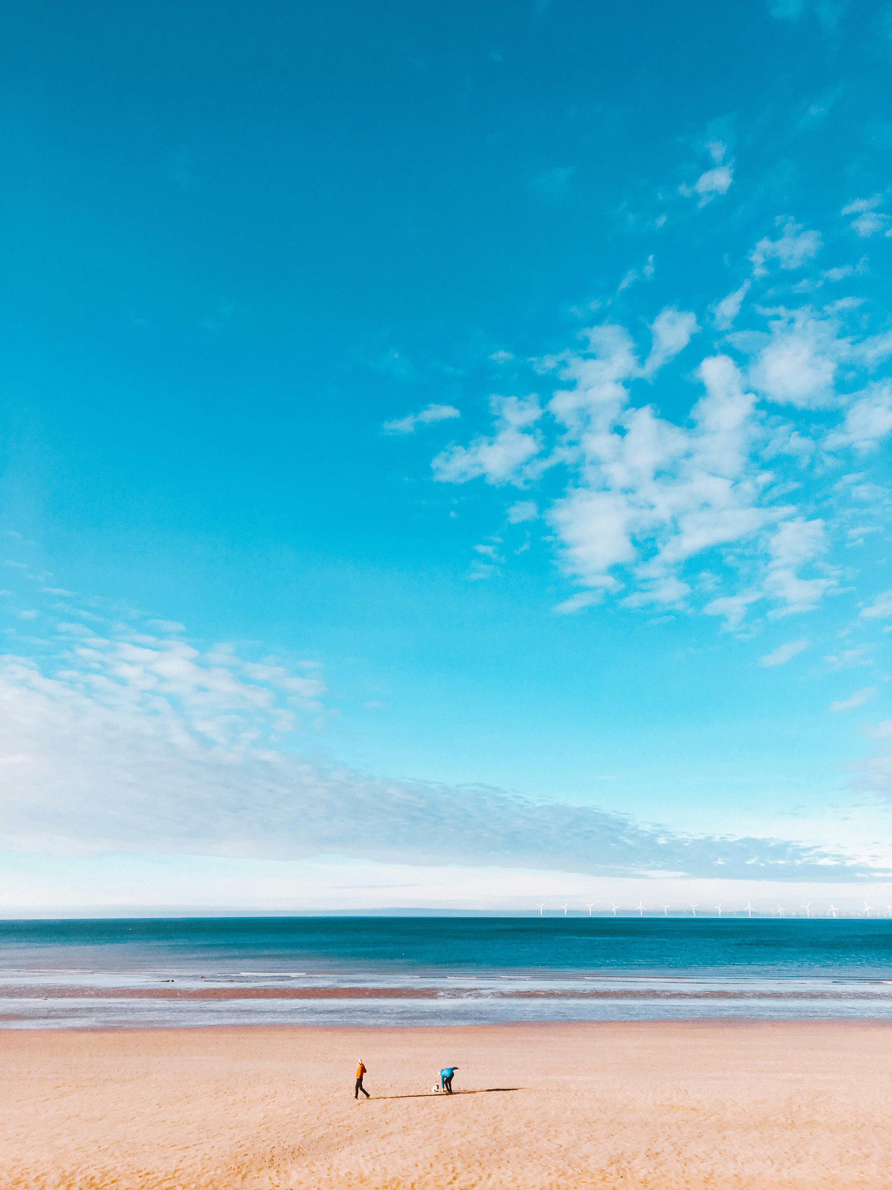 Kostenloses Foto zum Thema blauer himmel, himmel, horizont
