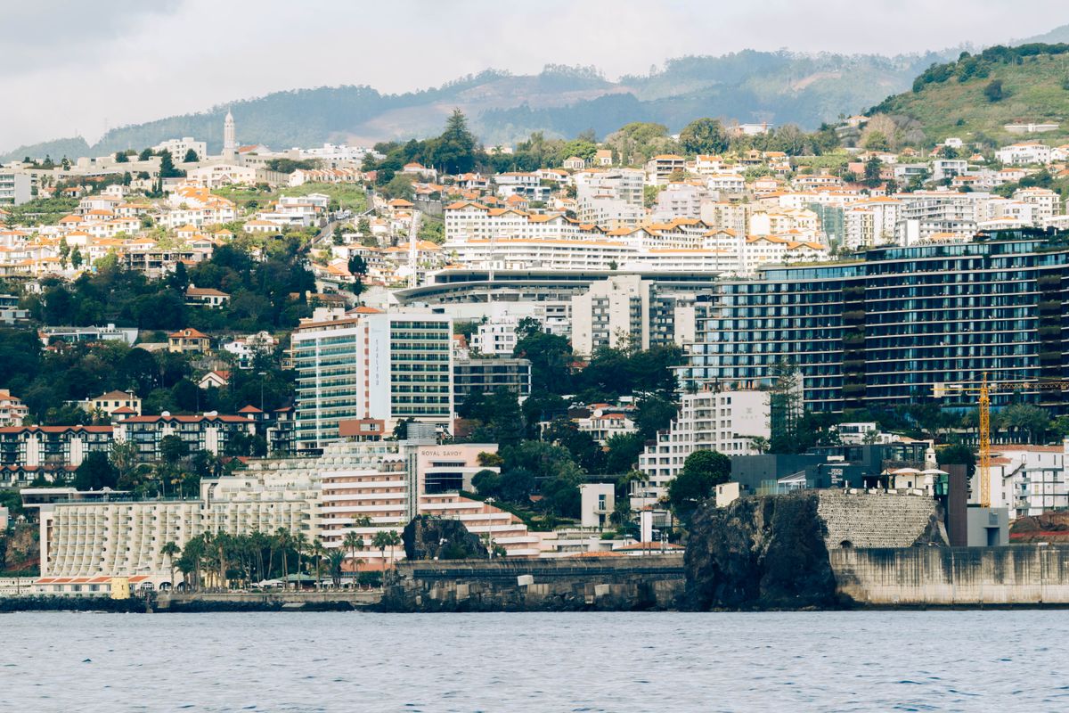 A view of Madeira by the shore