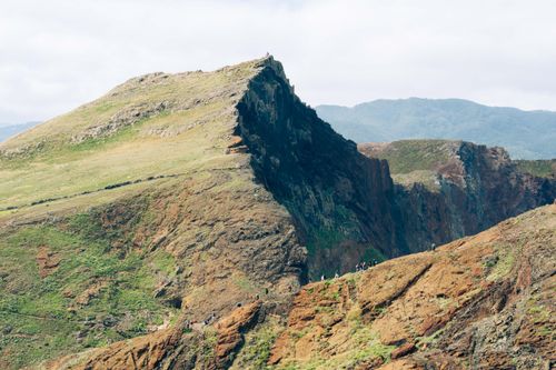 Free Explore the stunning rugged mountains of Madeira, Portugal. Perfect for nature lovers and adventurers. Stock Photo
