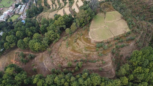 Ingyenes stockfotó bagmati, domb, drónfelvétel témában