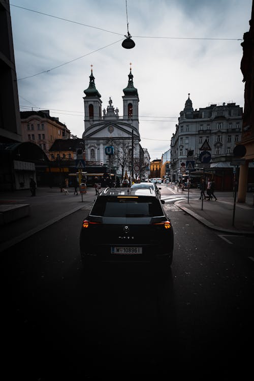 Imagine de stoc gratuită din autoturisme, fotografiere verticală, localitate