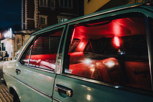 Gratis lagerfoto af klassisk bil, nattefotografering