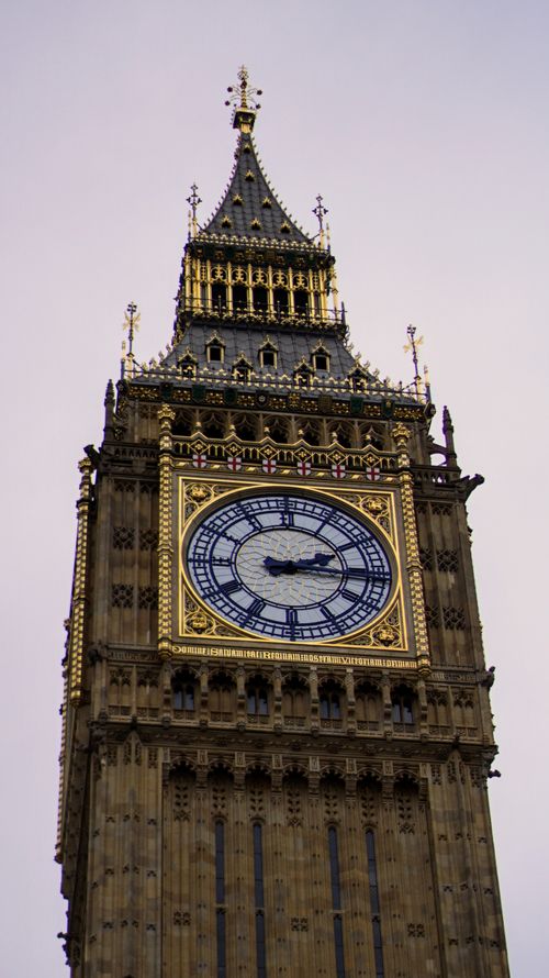 Free Close-up of Big Ben tower in London showcasing detailed architecture. Stock Photo
