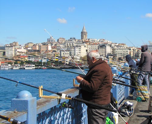 Immagine gratuita di bosphorus, canne da pesca, i pescatori