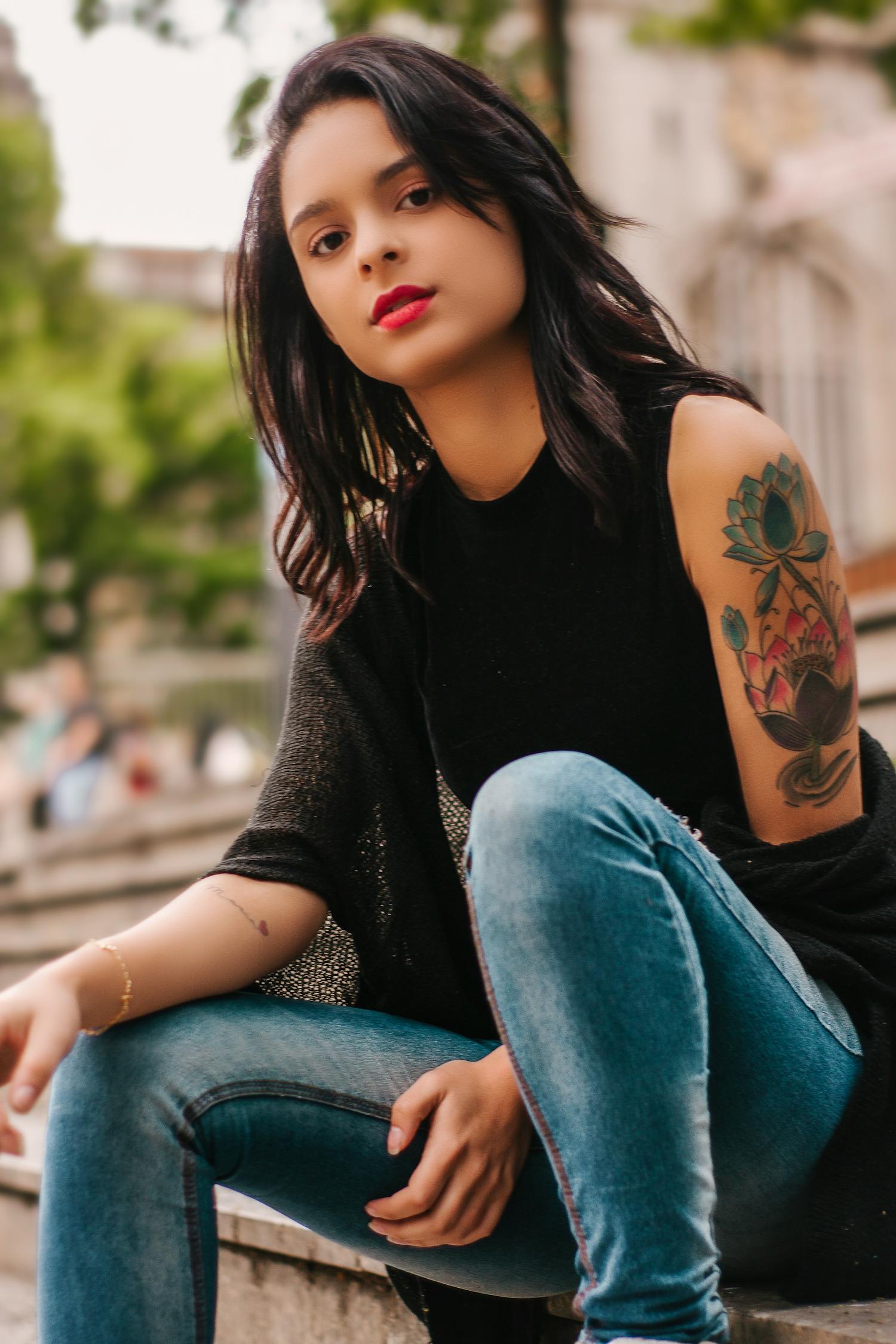 Free stock photo of blue jeans, dame, portrait