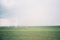 Wind Turbines in a Field