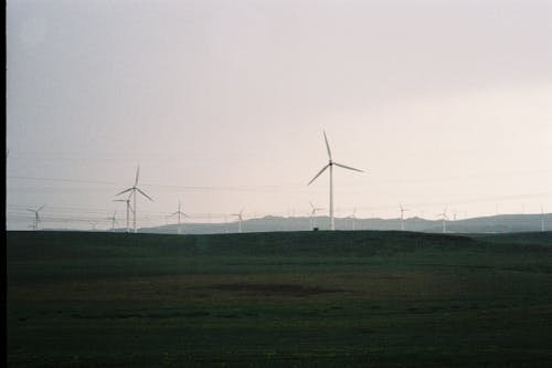 Бесплатное стоковое фото с Альтернативная энергия, аналоговая фотография, ветровая энергия