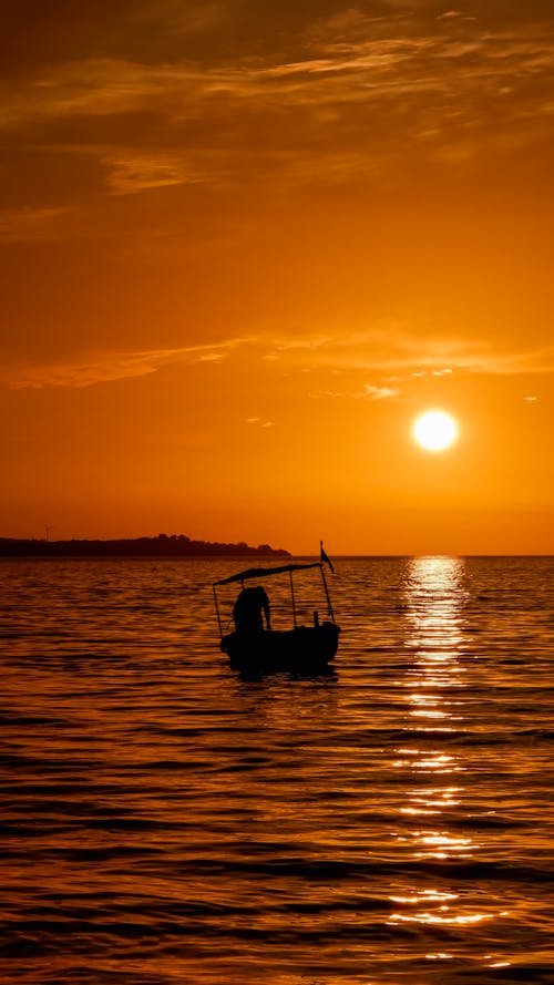 Free stock photo of evening sun, gold color, golden sun