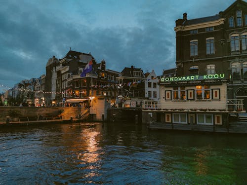 Δωρεάν στοκ φωτογραφιών με Άμστερνταμ, αντανάκλαση, απόγευμα