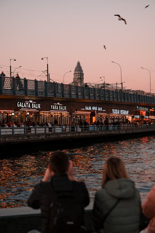 Foto stok gratis fokus selektif, Istanbul, jembatan galata