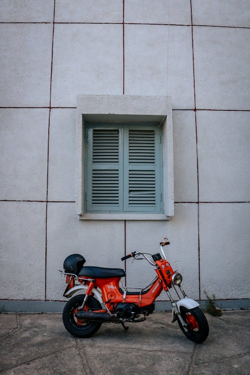 Red and Black Scooter