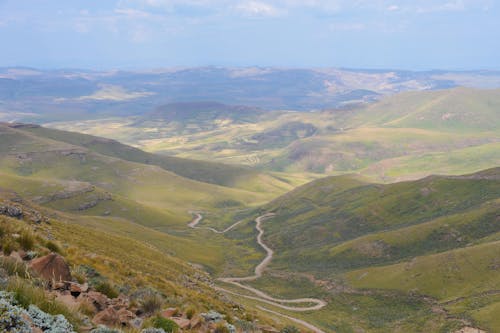 경치, 도로, 레소토의 무료 스톡 사진
