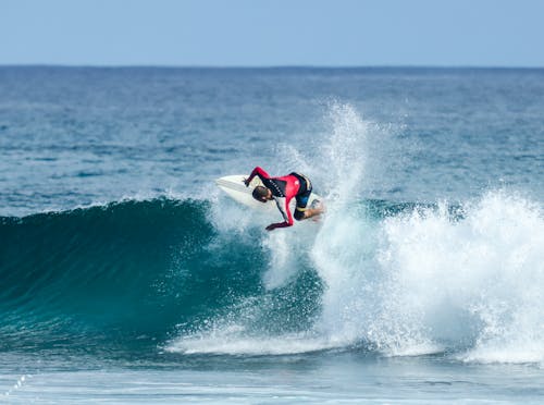 คลังภาพถ่ายฟรี ของ surfrider, กระดานโต้คลื่น, การกระทำ