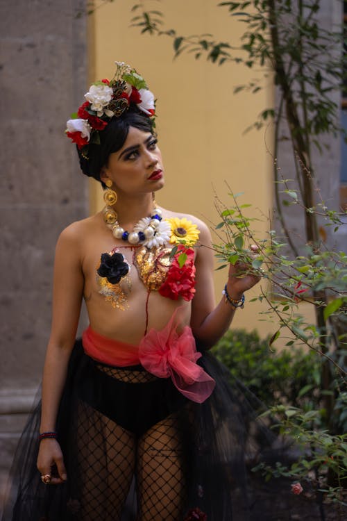 Portrait of Woman as Frida Kahlo
