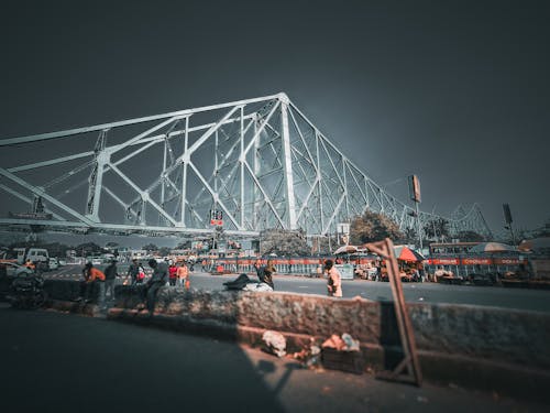 Free stock photo of bridge, howrah bridge