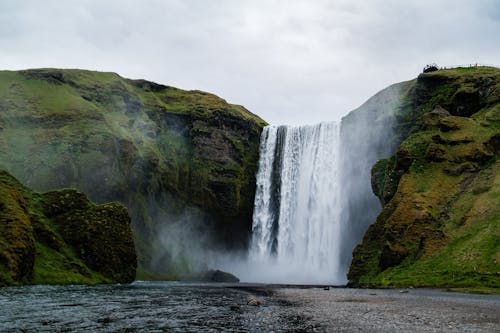 Бесплатное стоковое фото с skogafoss, водопад, дикая природа