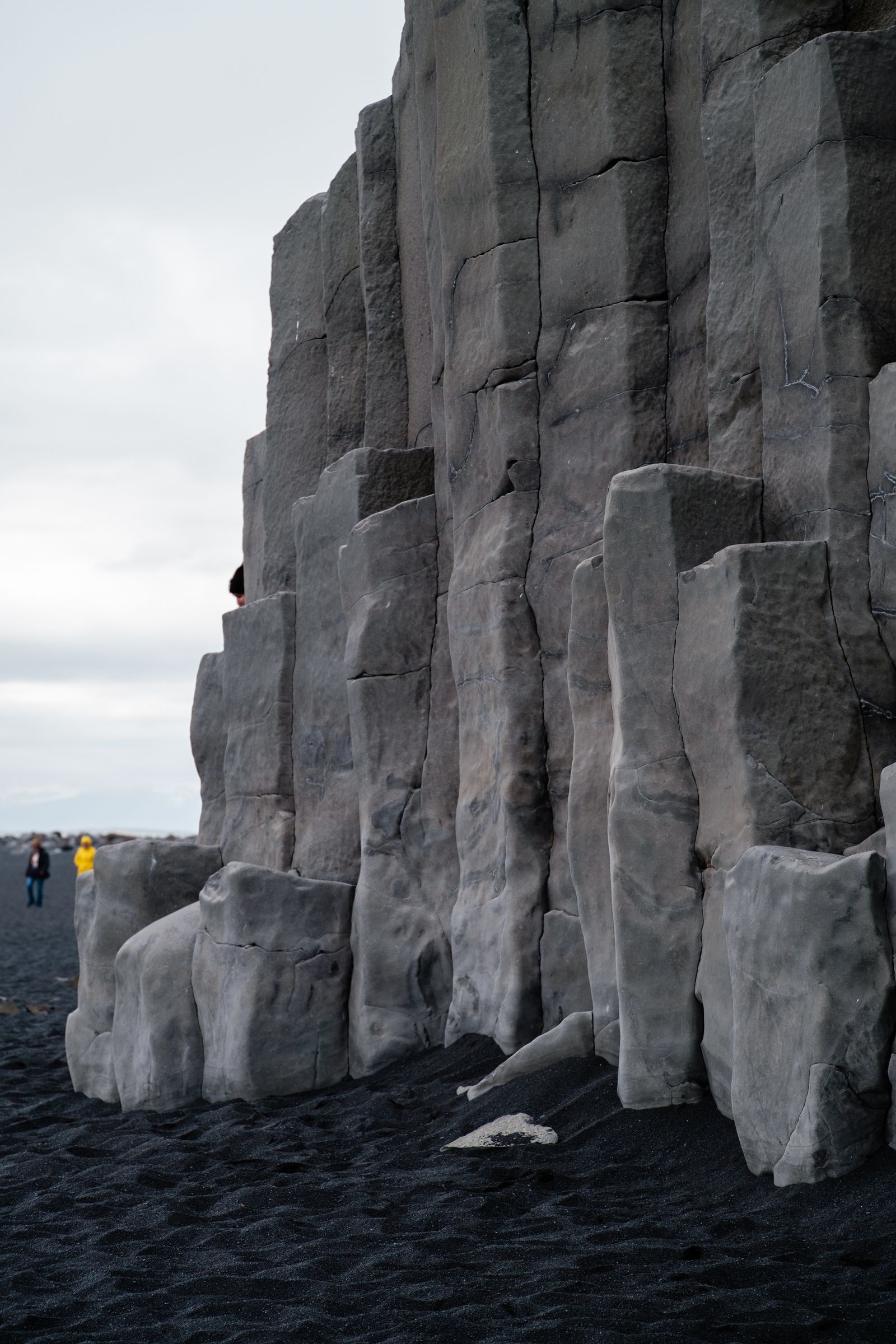 Reynisfjara black sand beach basalt columns Iceland