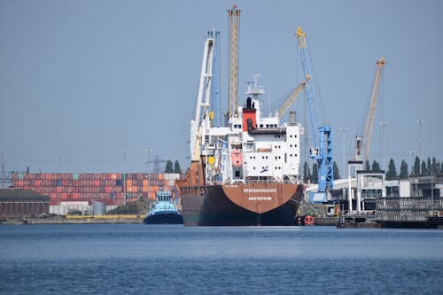 Ship at berth in Southampton Docks