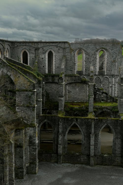 Free stock photo of abandoned building, abbey, forest